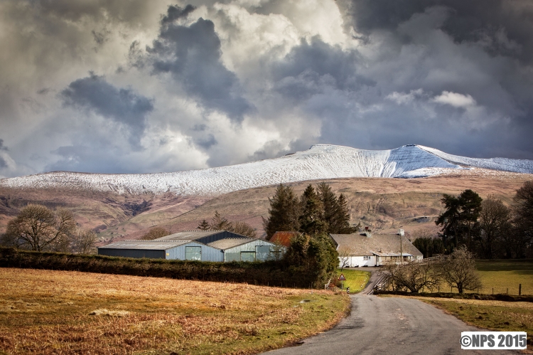 Pen y Fan  from Llanilltyd
Great sky for landscape photography today
