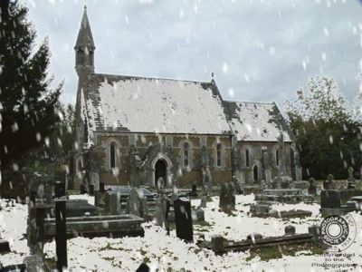 Church at Merthyr Mawr
Taken at Merthyr Mawr in September. Turned a drab image into a snow scene
