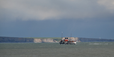 Paddle Steamer Waverley
Leaving Porthcawl towards Southerndown
