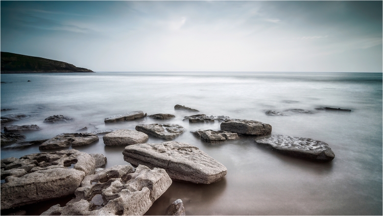 Tidal Rocks
Scored 19 (print), open category.
Pentax K-5IIs. 12mm, f/11, 30sec, ISO 100, -1ev, tripod, 'big stopper' 10 stop ND filter.
